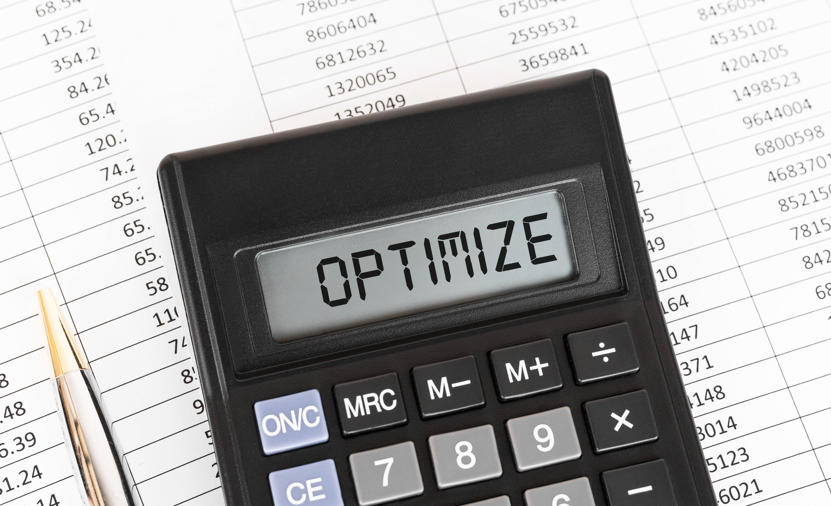Calculator with Optimize